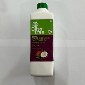 First Cold-Pressed Coconut Oil - Extra Virgin & Full Wooden - 1L